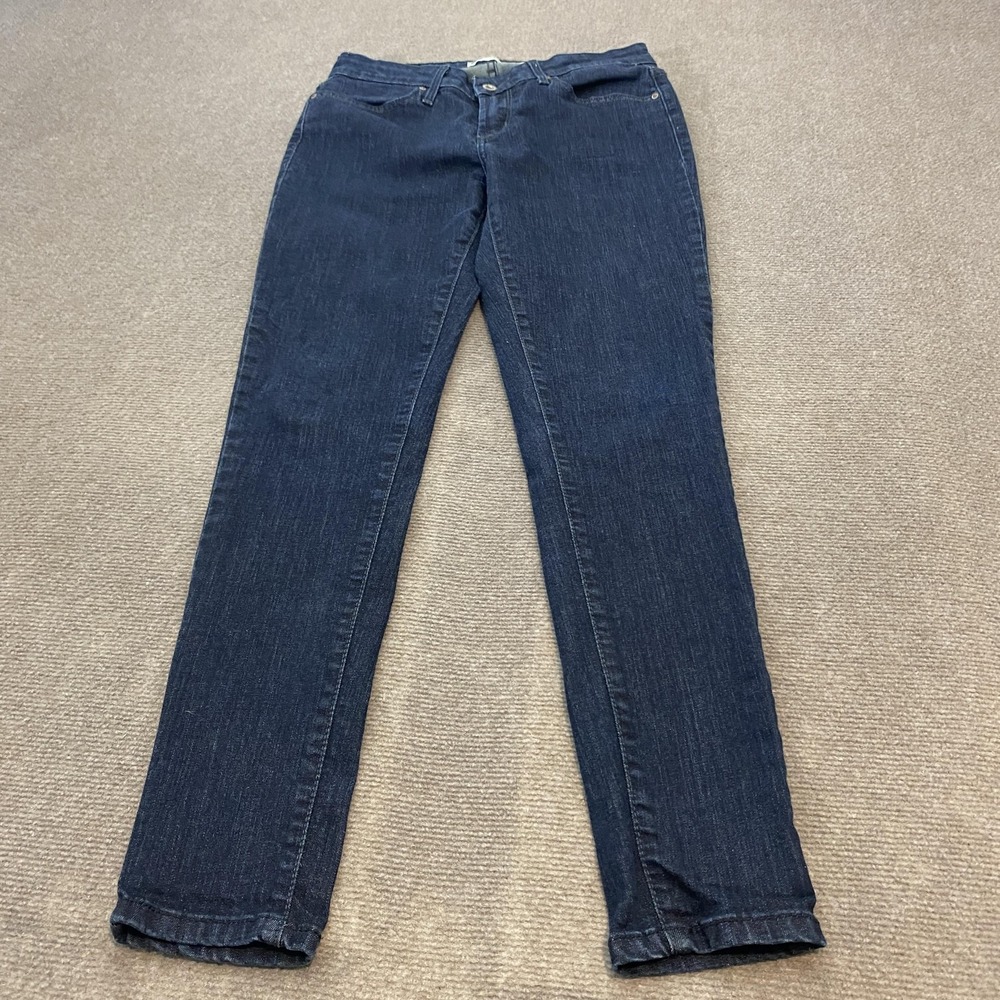 Levi's Legging Jeans Womens 29x30 Hemmed Dark Wash Stretch‎ Skinny Denim Blue